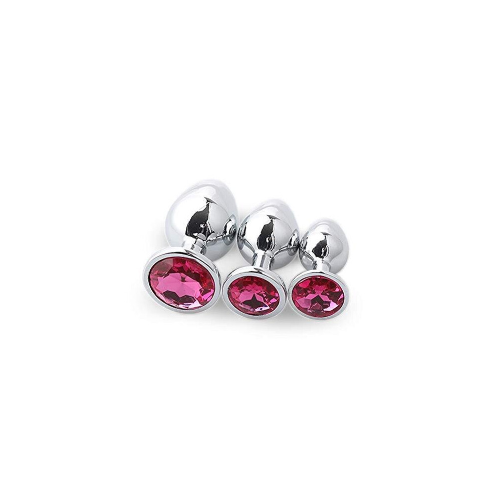 The Room Of Doom Red The Room Of Doom's - 3 Jewelled Butt Plugs - Ruby
