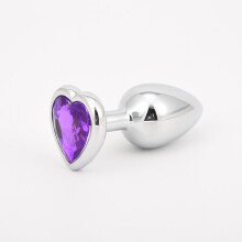 The Room Of Doom's - 3 Heart Shaped Jewelled Butt Plugs - Tantalising Turquoise