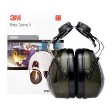 3M H520P3E-410-Gq 3M Peltor Optime Ear Muff Helmet Ii Attachment Green