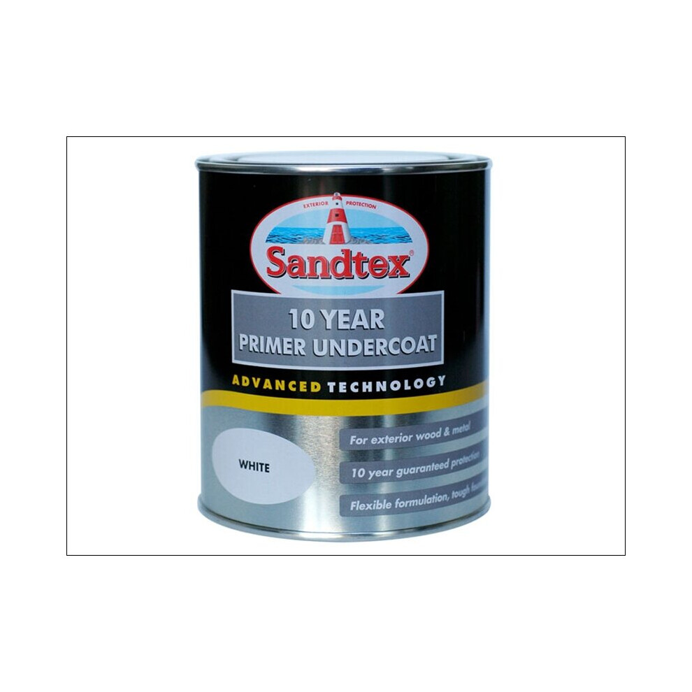 Sandtex 10 Year Undercoat Pure Brilliant White 750ml