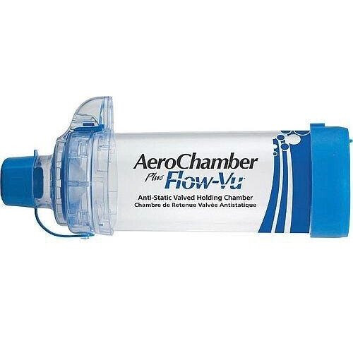 AeroChamber Plus Flow-Vu Spacer with Mouthpiece