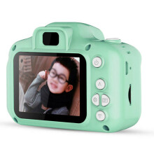 (Green) 2.0 inch Mini Digital Children Camera HD 1080P Camera Toy Gifts For Child Kids