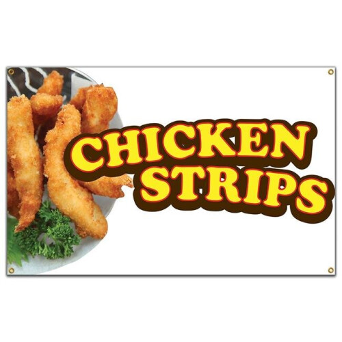 SignMission B-60 Chicken Strips19 60 In. Concession Stand Food Truck ...