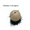 Replacement Companion Round Brush Head Fireplace Fire Hearth Refill Pack of 2 3