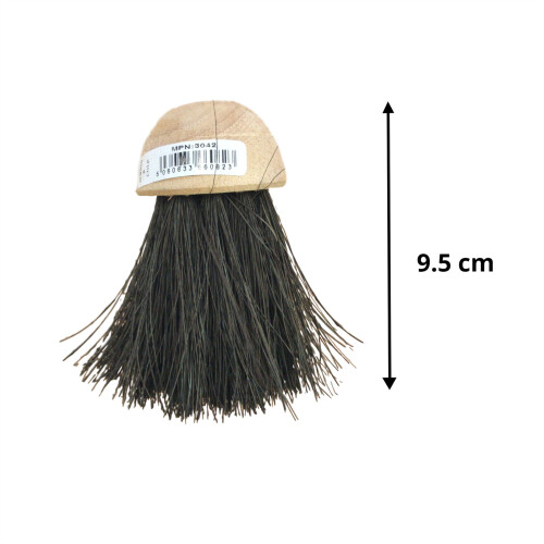 Replacement Companion Round Brush Head Fireplace Fire Hearth Refill Pack of 2 1