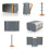 Swan (Grey) Swan Nordic 7 Piece Kitchen Set Bundle with 4 Slice 900W Toaster 1