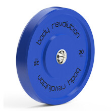Bumper Plates olympiques bleues 2 x 20 kg – Body Revolution.