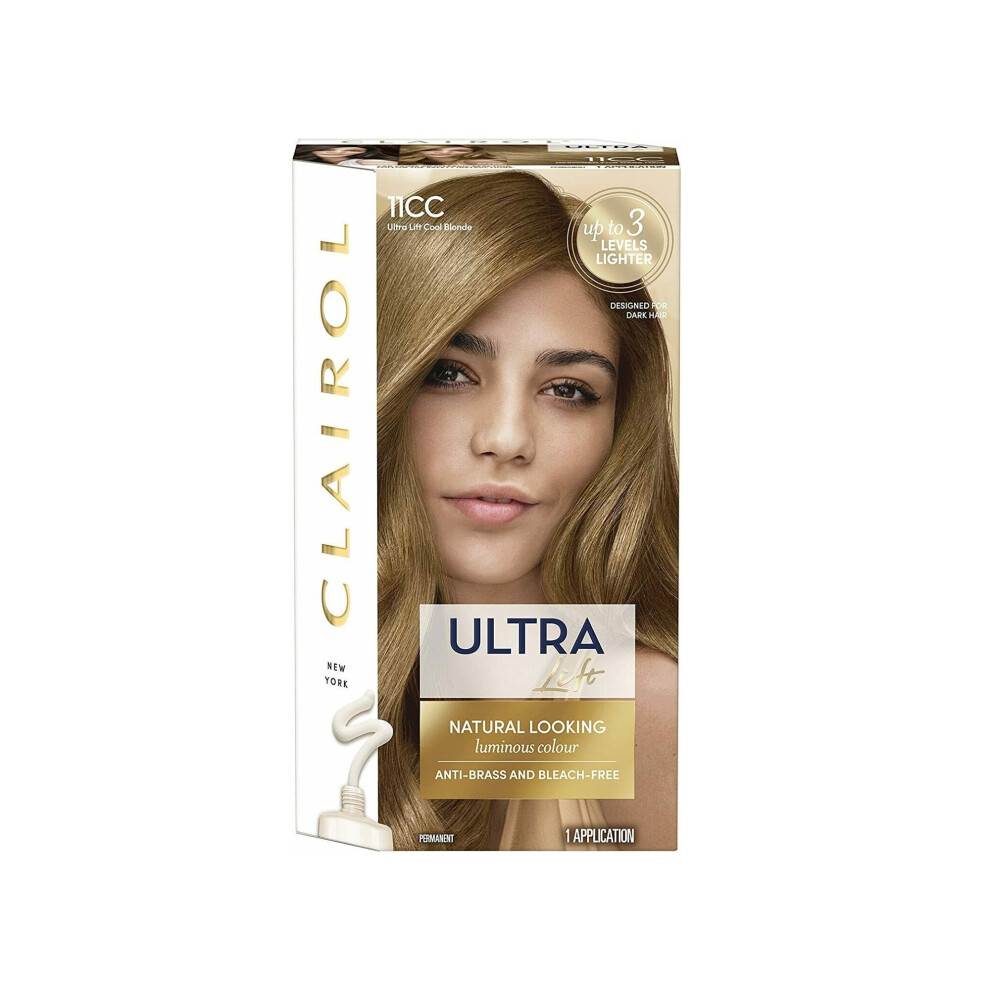 Clairol Ultra Lift Permanent Hair Colour Cool Blonde 11CC