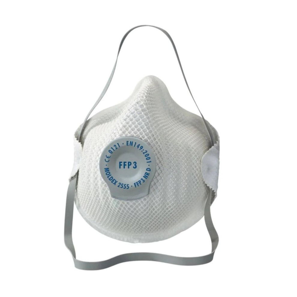 Moldex 2555 Ffp3 Face Mask Respirator - Box Of 20 White