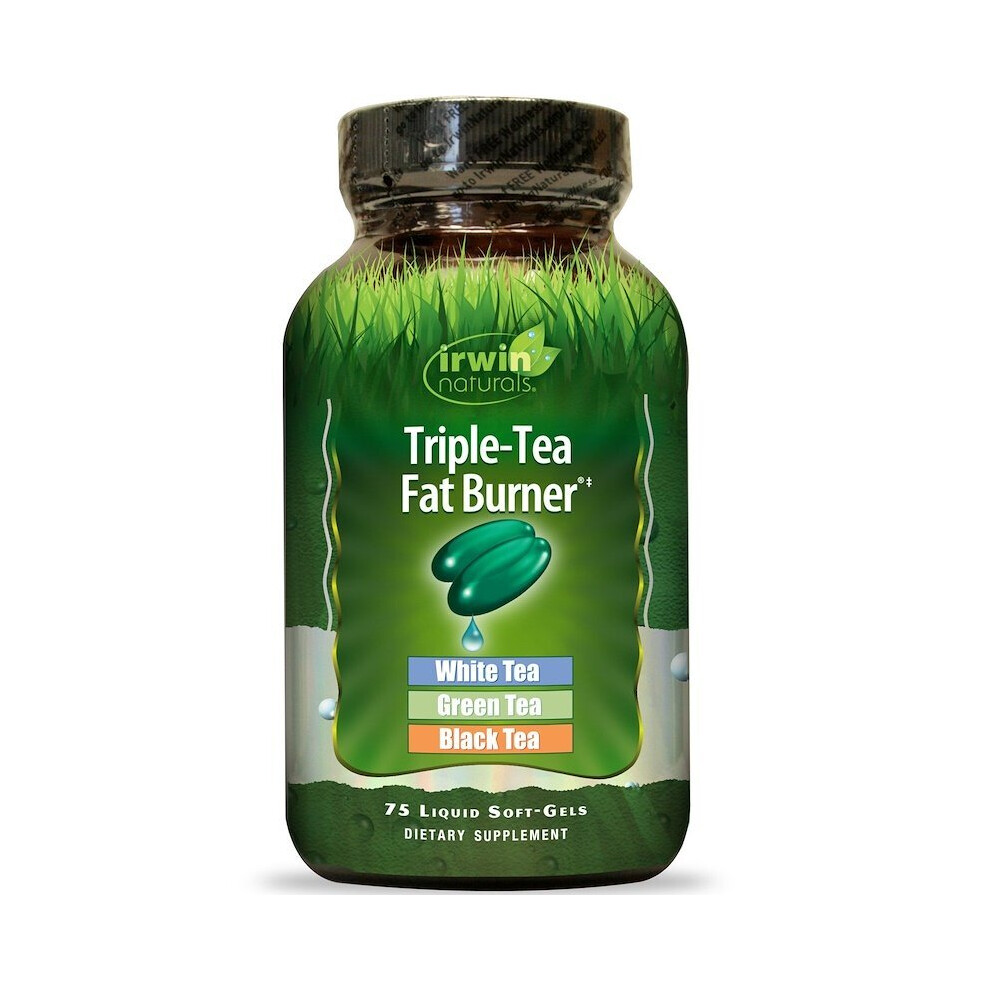 Irwin Naturals , Triple-Tea Fat Burner, 75 Liquid Softgels