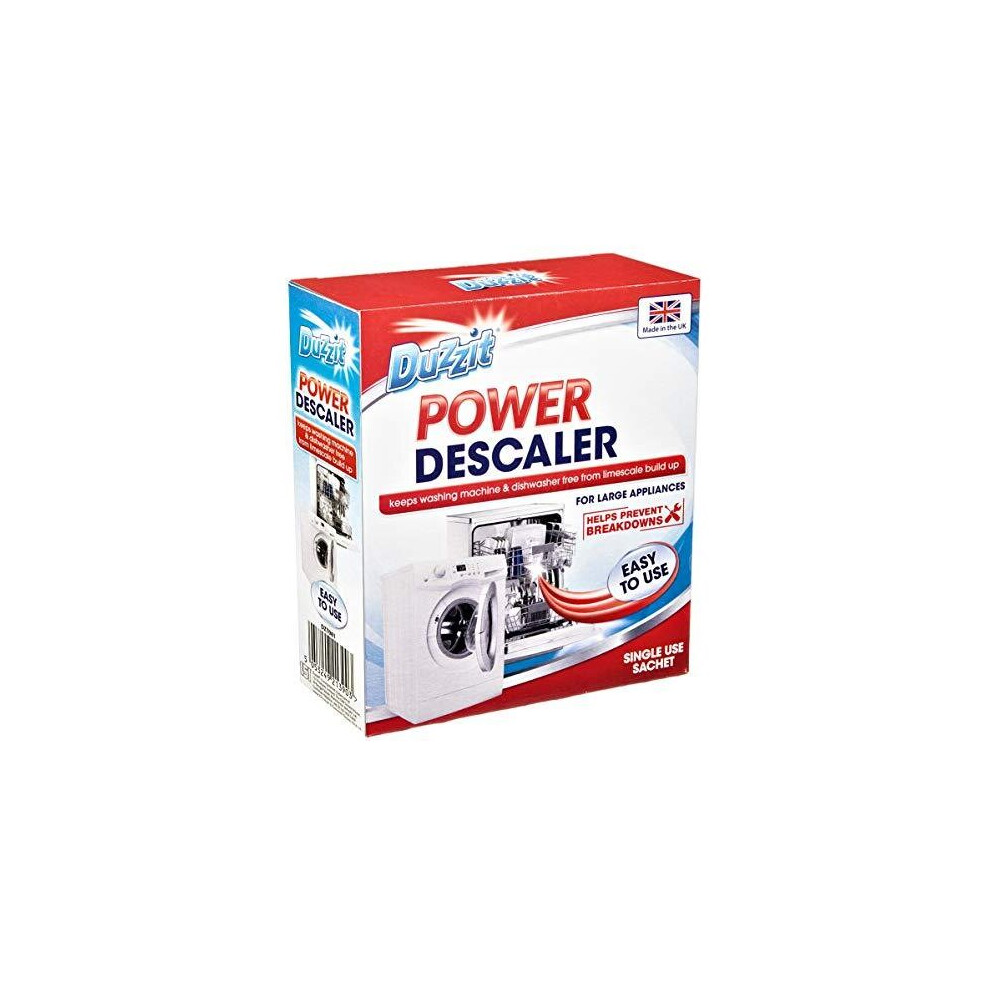 Duzzit Power Descaler for Washing Machine & Dishwasher for Large Appliances