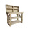 (3ft, Standard Legs) Wooden Workbench Indoor/Outdoor Double Shelf With Back Panel 5