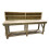 (8ft, Legs With Wheels) Wooden Workbench Indoor/Outdoor With Back Panel 8