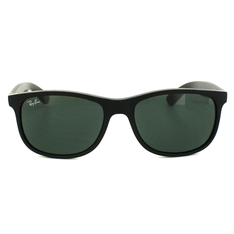 Ray-Ban Classic Green Lens Sunglasses - Male - Sunglasses - Black - 55 Mm - Accessories - Image 6