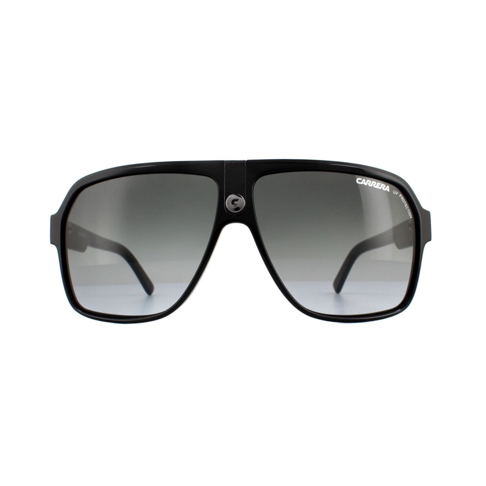 Aviator Black Grey Gradient Sunglasses