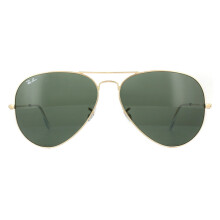 Ray-Ban Sunglasses Aviator 3025 001 Gold Green Large 62mm