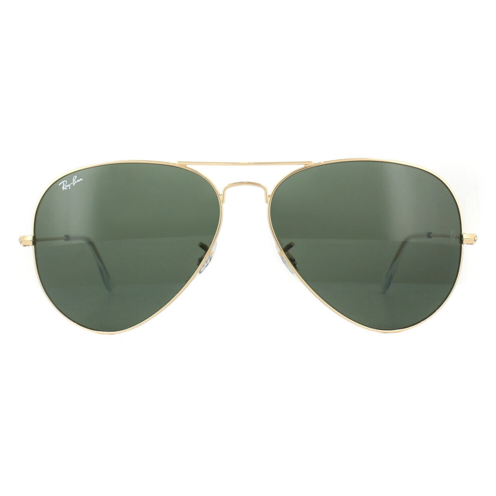 Ray-Ban Aviator Large Metal RB 3025 Sunglasses - Gold - M/L - Image 7