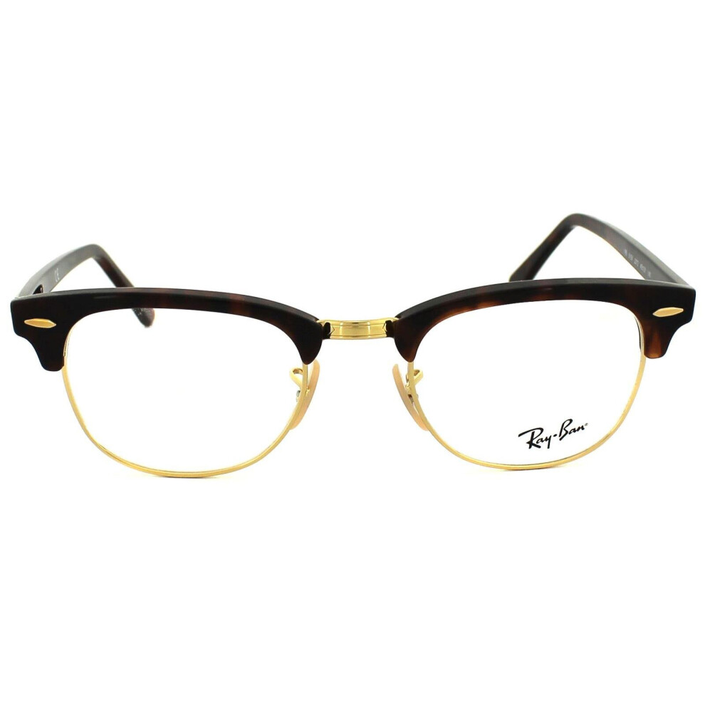 Ray-Ban Clubmaster RX5154, Red Havana Glasses, Mojo Glasses - Image 3