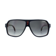 Zonnebril - CARRERA - 1001/S - Kleur 8RU Blauw Rood - Donkergrijze Lenzen - Maat 62mm