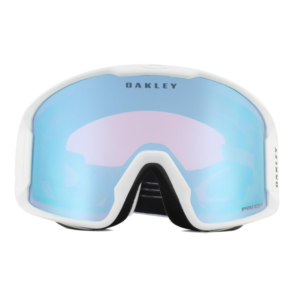 Oakley Ski Goggles Line Miner Oo7070-73 Matte White Prizm Snow Sapphire Iridium