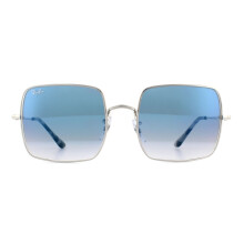 Ray-Ban Sunglasses Square RB1971 91493F Silver Light Blue Gradient