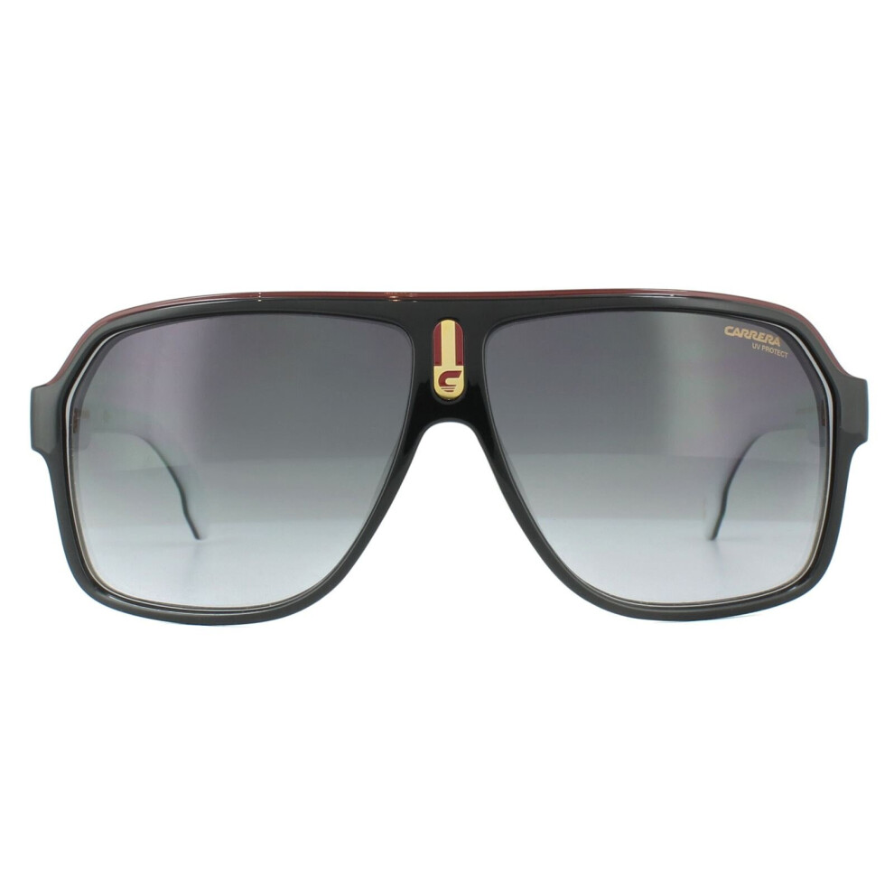 Carrera Sunglasses 1001/S 80S 9O White Dark Grey Gradient Black