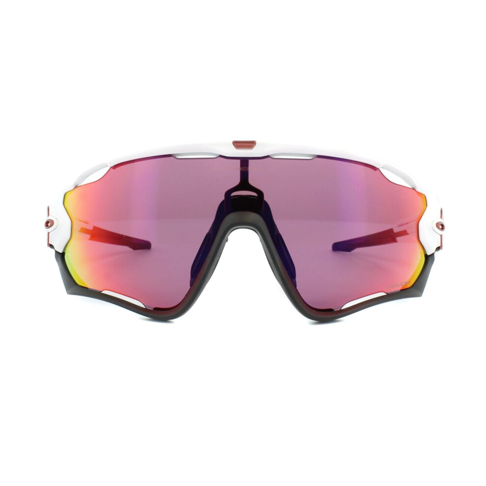 Oakley Jawbreaker Oo9290-05 Polished White Sunglasses With Prizm Road Lenses