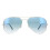 Ray-Ban Ray-Ban Sunglasses Aviator 3025 Silver Gradient Light Blue 003/3F Large 62mm 1