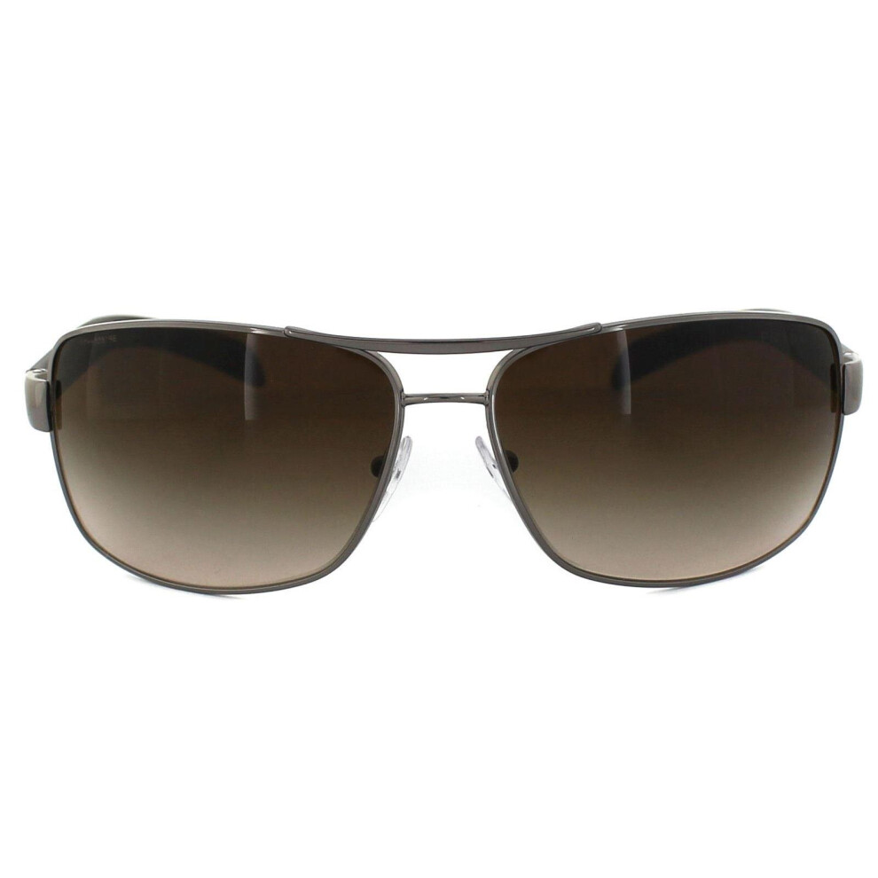 Prada Sport Sunglasses 54IS 5AV6S1 Gunmetal Brown Gradient on OnBuy