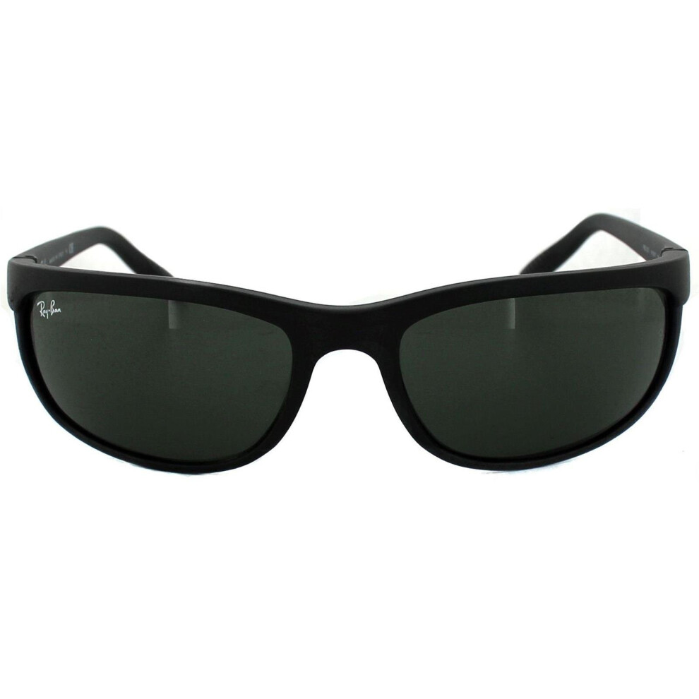 Rayban Sunglasses Predator 2 2027 Black Matt Black Green W1847