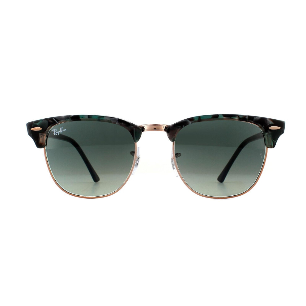 Ray-Ban Sunglasses Clubmaster 3016 125571 Spotted Grey Green Dark Grey Gradient