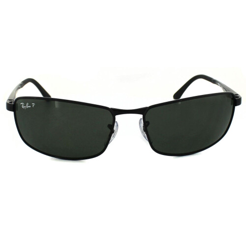 Ray-Ban RayBan Sunglasses 3498 002/9A Black Polarized Green