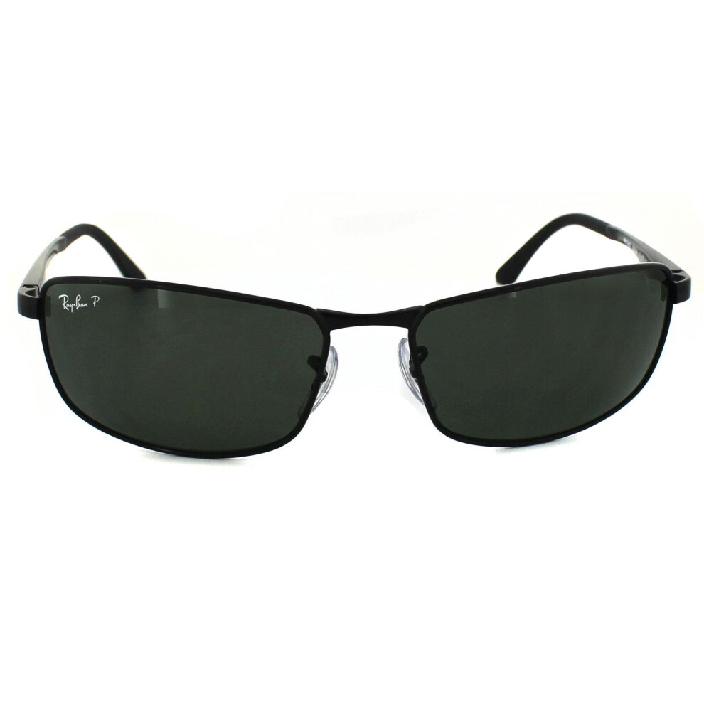 Ray-Ban Sunglasses 3498 002/9A Polarized Green Black