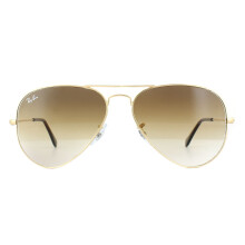 Ray-Ban Sunglasses Aviator 3025 001/51 Gold Brown Gradient Medium 58mm