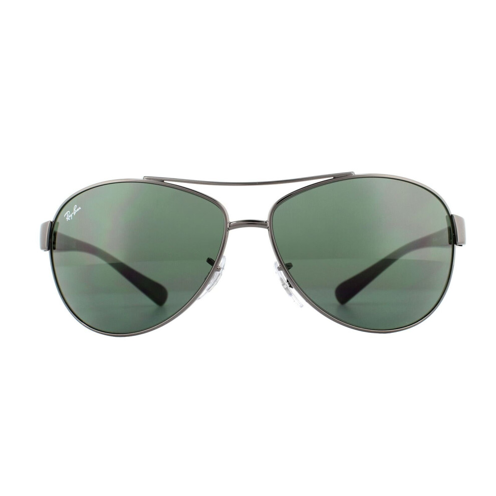 Ray-Ban Men's Green 3386 Gunmetal Sunglasses - Image 4