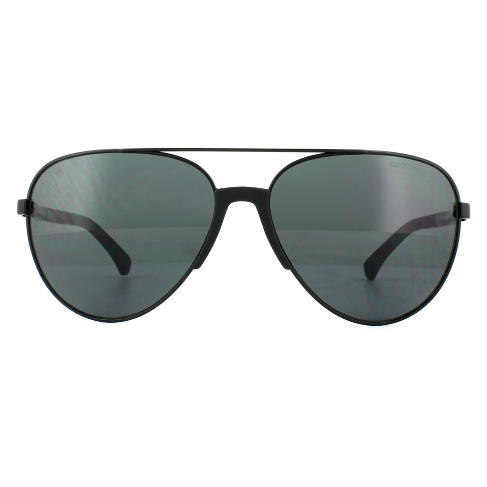 Emporio Armani Sunglasses 2059 320387 Matt Black Grey