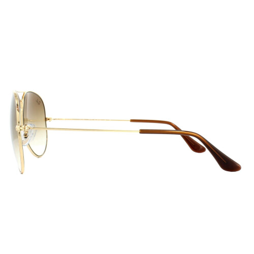 Ray-Ban Ray-Ban Sunglasses Aviator 3025 001/51 Gold Brown Gradient Medium 58mm 2