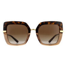 Dolce & Gabbana Sunglasses DG4373 325613 Top Havana Transparent Brown Gradient