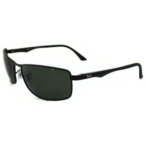 Ray-Ban RayBan Sunglasses 3498 002/9A Black Polarized Green 1
