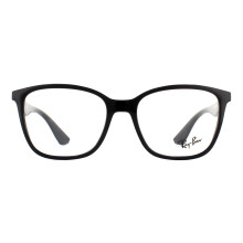 Ray-Ban Glasses Frames RB7066 2000 Shiny Black 52mm