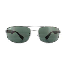 Rayban Sunglasses 3445 004 Gunmetal Green