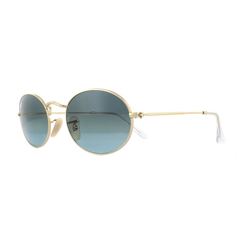 Ray-Ban Ray-Ban Sunglasses Oval RB3547 001/3M Gold Blue Grey Gradient 1