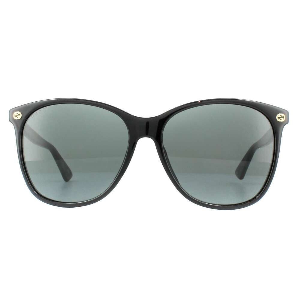 Gucci Sunglasses Gg0024s 001 Grey Black