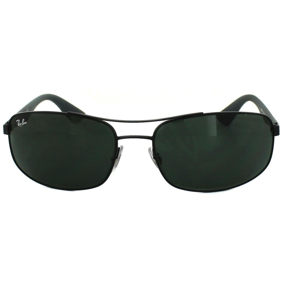 Ray-Ban Sunglasses 3527 006/71 Matt Black Grey Green