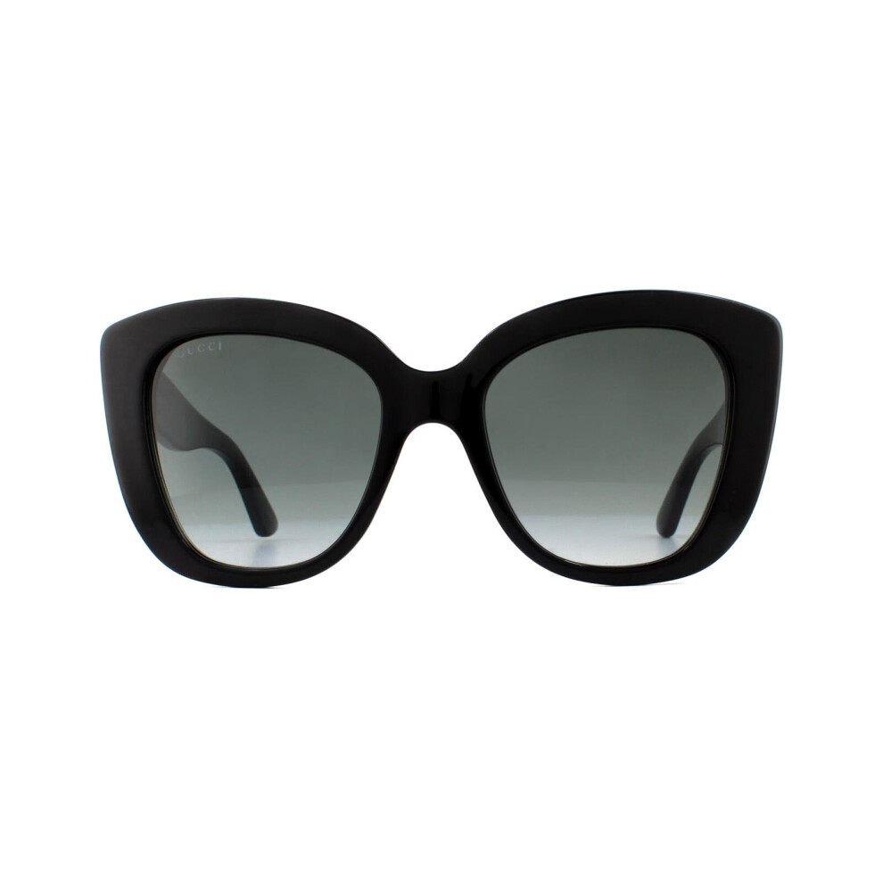 Gucci Sunglasses GG0327S 001 Black Grey Gradient