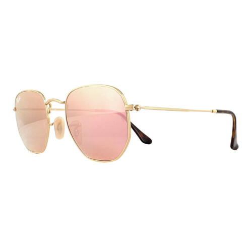 Ray-Ban Ray-Ban Sunglasses Hexagonal 3548N 001/Z2 Gold Copper Flash Mirror 1