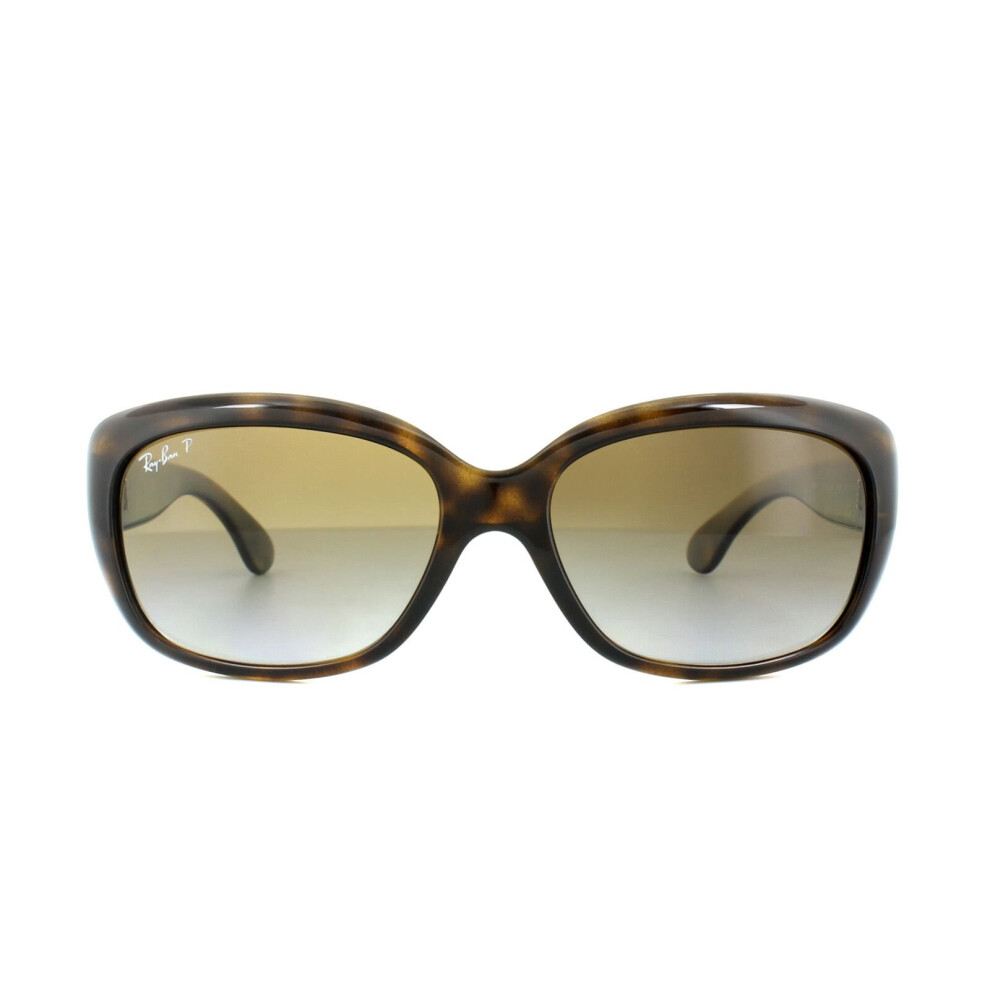 Ray-Ban Sunglasses Jackie Ohh 4101 710/T5 Tortoise Brown Gradient Polarized