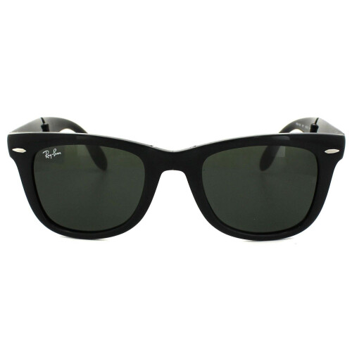 Ray-Ban Sunglasses Folding Wayfarer 4105 Black Green 601 Medium 50mm
