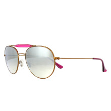 Ray-Ban Sunglasses 3540 198/9U Bronze Copper Pink Silver Gradient Mirror 53mm