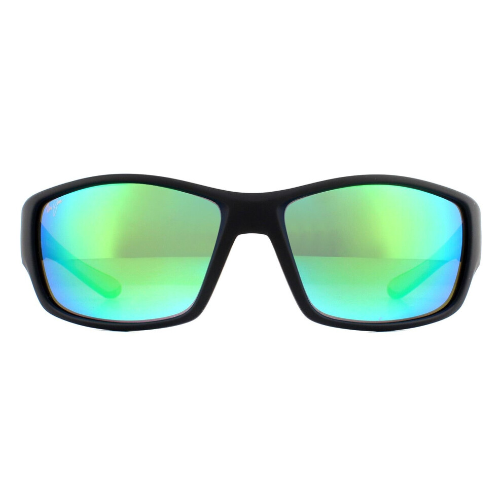Maui Jim Sunglasses Local Kine GM810-27M Black Transparent Green Green Polarized